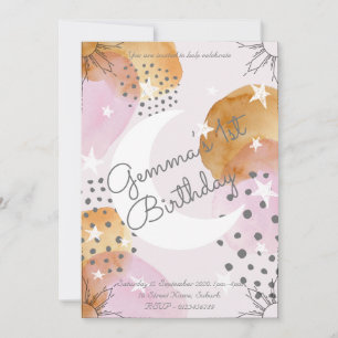 Invitation de la lune rose