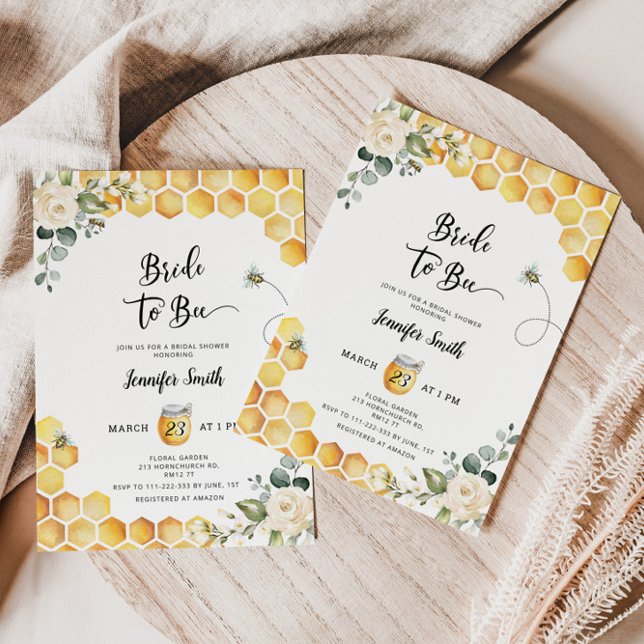 Invitation de la mariée à la douche nuptiale (Créateur téléchargé)