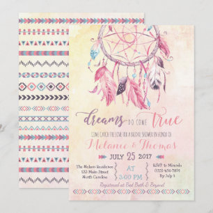 Invitation de la mariée de Dreamcatcher Boho