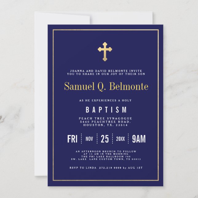 Invitation de la Marine Baptiste (Devant)