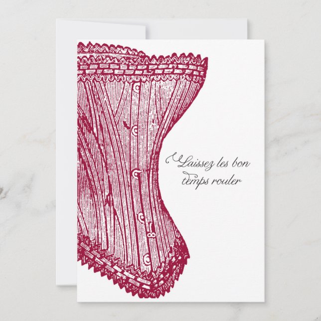 Invitation de la Nouvelle-Orléans Bachelorette Par (Devant)