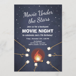 Invitation de la nuit de cinéma sous les étoiles B