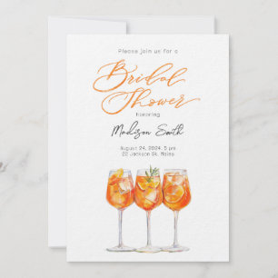 Invitation de la nuptiale Aperol Spritz