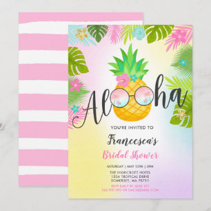 Invitation de la nuptiale d'ananas