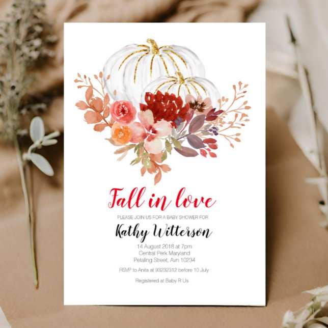 Invitation de la nuptiale d'automne Burgundy (Créateur téléchargé)