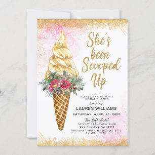 Invitation de la nuptiale de crème glacée