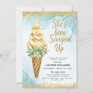 Invitation de la nuptiale de crème glacée