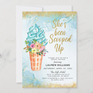 Invitation de la nuptiale de crème glacée