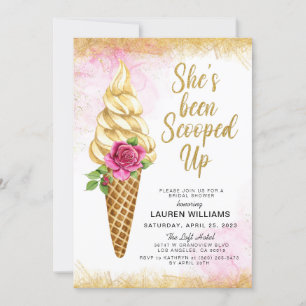 Invitation de la nuptiale de crème glacée