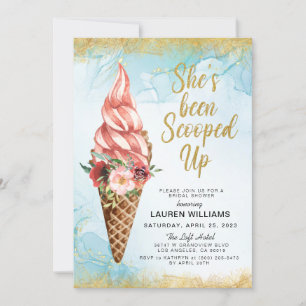 Invitation de la nuptiale de crème glacée