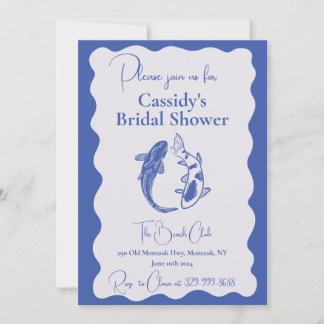 Invitation de la nuptiale Koi Fish