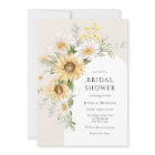 Invitation de la nuptiale Sunflower et Daisy