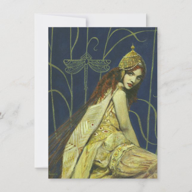 Invitation de la nymphe gothique (Devant)