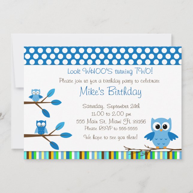 Invitation de la partie Anniversaire de enfant Bro (Devant)