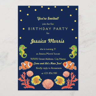 Invitation de la partie Anniversaire de enfant d'a