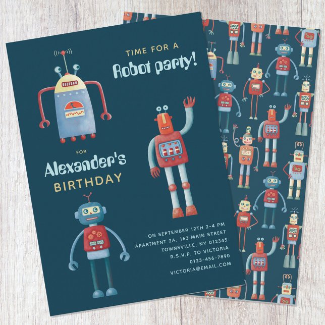 Invitation de la partie Anniversaire de enfant de  (Créateur téléchargé)