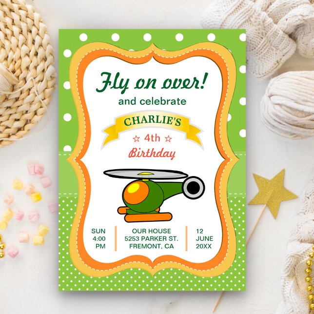 Invitation de la partie Anniversaire de enfant d'h (Créateur téléchargé)