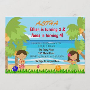 Invitation de la partie anniversaire de enfant du 