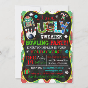Invitation de la partie de bowling
