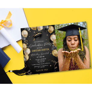 Invitation de la partie de graduation Black and Go
