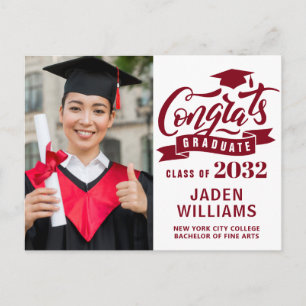 Invitation de la partie de graduation de 2024 mode