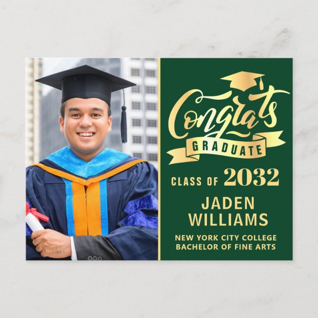 Invitation de la partie de graduation de 2024 mode (Devant)