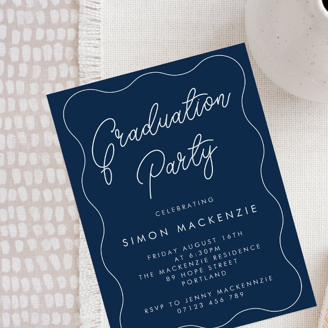 Invitation de la partie de graduation de la Marine (Créateur téléchargé)