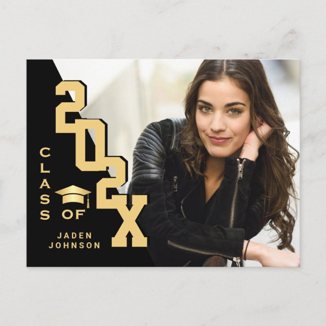 Invitation de la partie de graduation de la photo  (Devant)