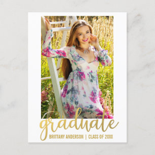 Invitation de la partie de graduation de script mo