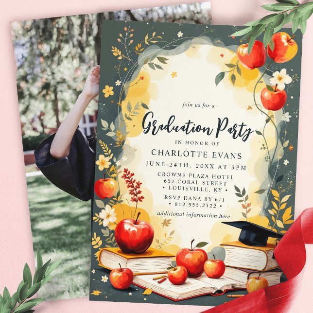 Invitation de la partie de graduation des professe (Créateur téléchargé)