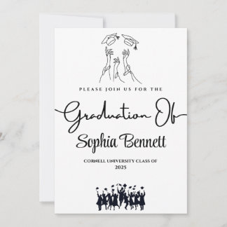 Invitation de la partie de graduation élégante per