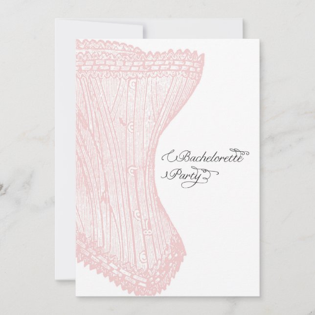 Invitation de la partie de la Bachelorette de la N (Devant)