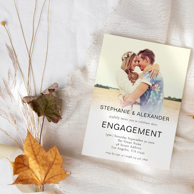 Invitation de la partie de l'engagement de reporta (Créateur téléchargé)