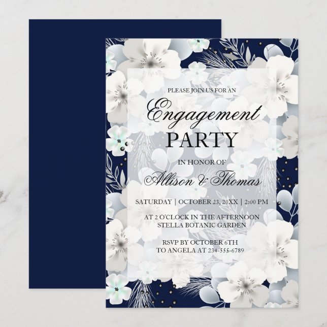 Invitation de la partie de l'engagement Sakura de  (Devant / Derrière)