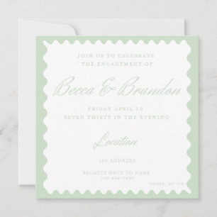 Invitation de la partie de l'engagement vert minim