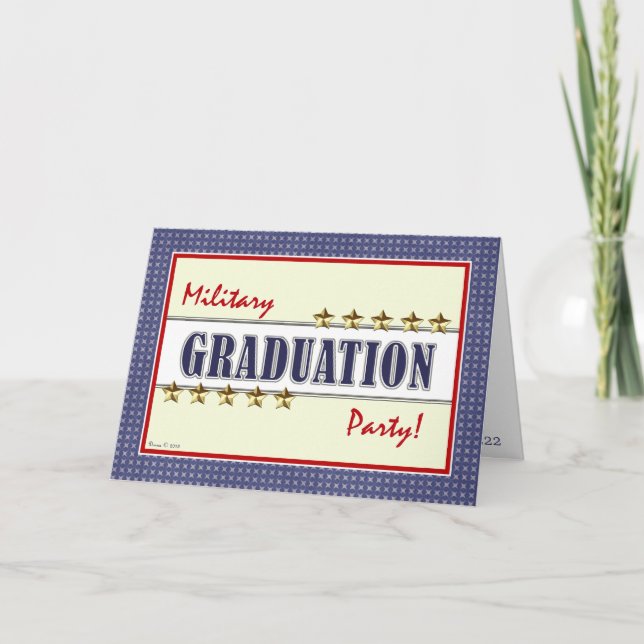 Invitation de la Partie de l'instruction militaire (Devant)
