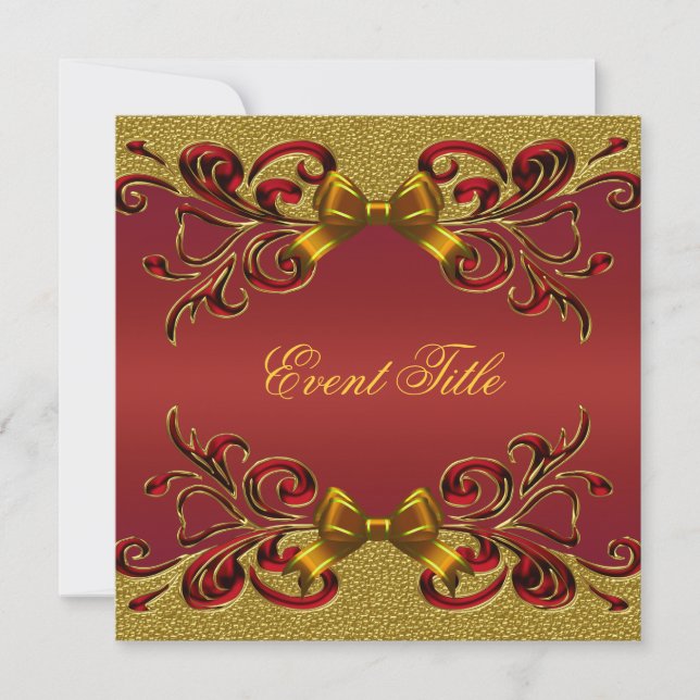 Invitation de la partie de nouvelle année (Devant)
