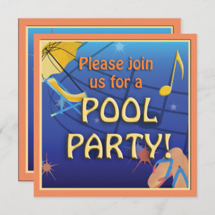 Invitation de la partie de pool