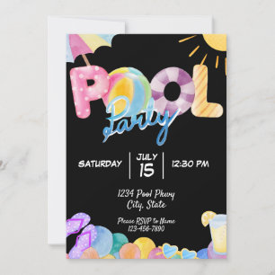 Invitation de la partie de pool