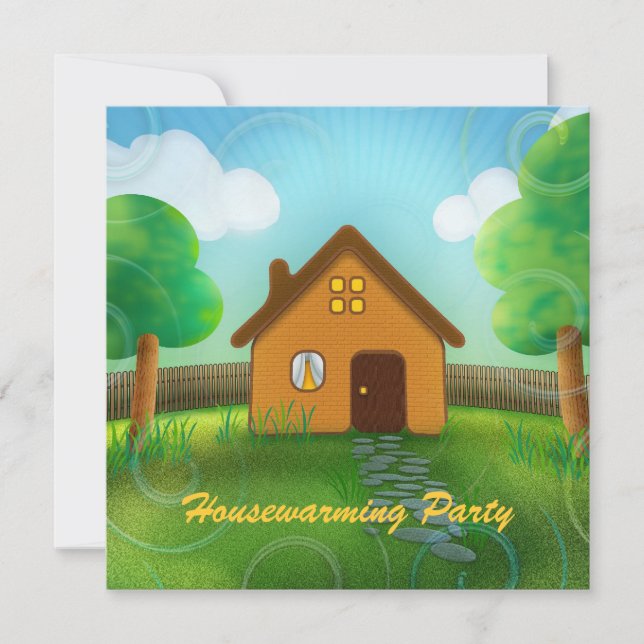 Invitation de la partie de réchauffement domestiqu (Devant)