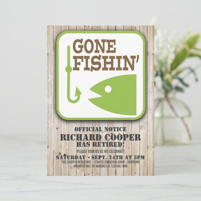 Invitation de la partie de retraite de Fishin' (Debout devant)