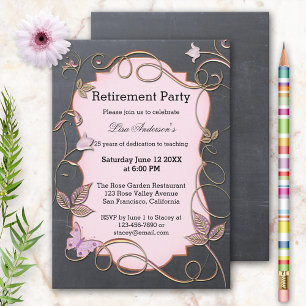 Invitation de la partie de retraite du tableau noi