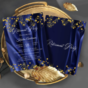 Invitation de la partie de retraite Gold de la Mar