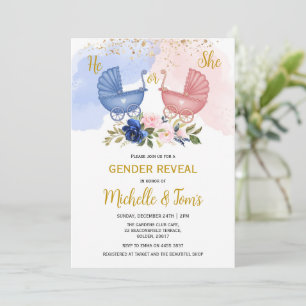 Invitation de la partie de révélation de genre