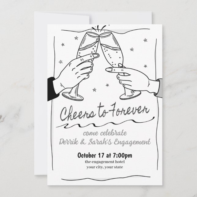 Invitation de la partie d'engagement (Devant)