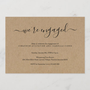 Invitation de la partie d'engagement