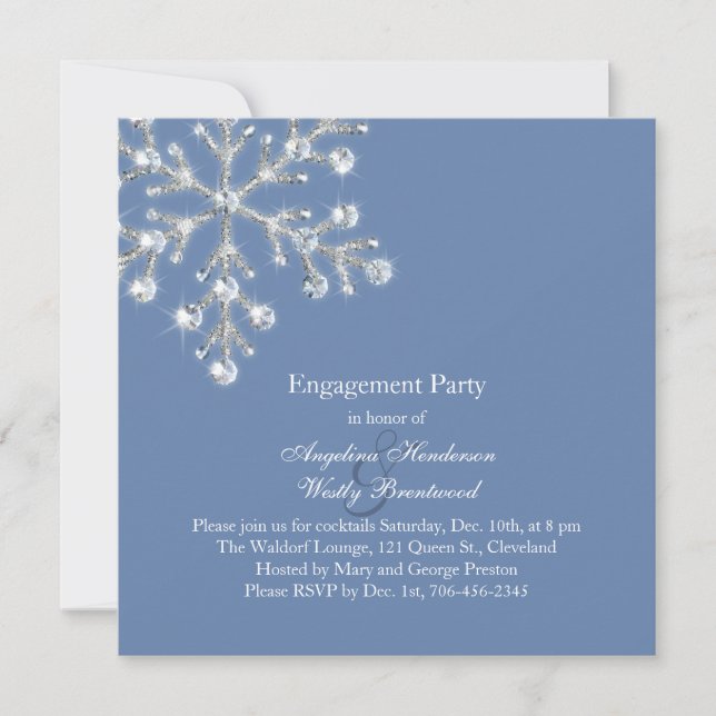 Invitation de la partie d'engagement de Crystal Sn (Devant)