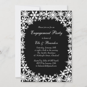 Invitation de la partie d'engagement de dentelle d