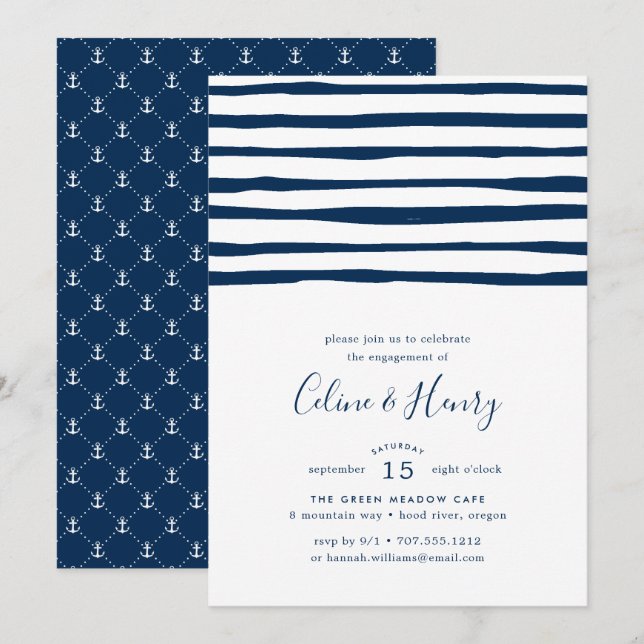 Invitation de la partie d'engagement de la bande p (Devant / Derrière)
