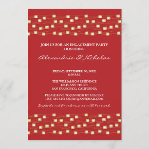 Invitation de la partie d'engagement des lumières